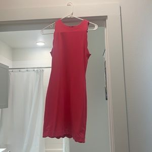 Pink scalloped for love and lemons dress